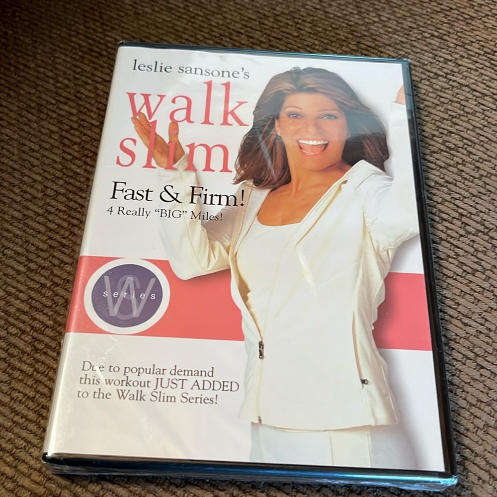 Leslie Sansone’s walk slim fast and firm dvd NWT
